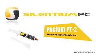 SilentiumPC Pactum PT2 4g  thermal grease application  nakładanie pasty termoprzewodzącej [upl. by Diraf]