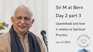 Sri M at Bern Day 2 part 3 Upanishads and QampA [upl. by Forland]