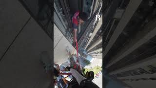 Daring Air Conditioner Installation Video By Technician Goes Viral [upl. by Oah]