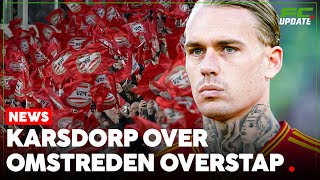 Karsdorp over omstreden overstap ‘Als ik terug naar Feyenoord was gegaan…’  FCUpdate News [upl. by Ennaylil229]