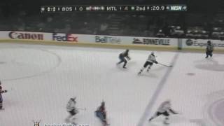 Pacioretty shoves Chara amp Chara hit on Pacioretty  March 8 2011 [upl. by Azriel]