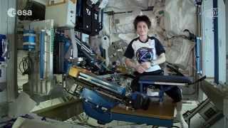 Exercise in space with Samantha Cristoforetti [upl. by Joub470]