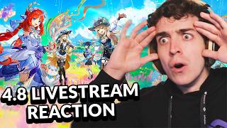 NATLAN IS HERE I CANT BELIEVE IT 48 LIVESTREAM REACTION  Genshin Impact [upl. by Hamimej529]