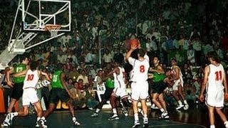 Olympiacos vs Joventut Badalona 5759 Euroleague 1994 Final [upl. by Ssegrub]