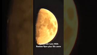 Moon zoom with Apexel 22x lens  Moon Zoom with Apexel lens  Apexel Lens photography [upl. by Reynard]