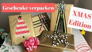 Geschenke verpacken  5 Ideen amp Last Minute Geschenk [upl. by Chickie212]