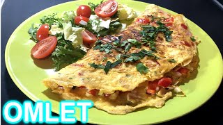 Omlet z szynką i serem [upl. by Aurelia]