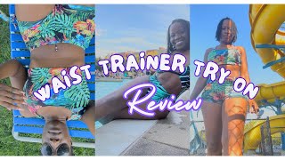 Review on viral Amazon waist trainer FeelinGirl Tik Tok Snatch Me Up Bandage WrapWaist Sweatband [upl. by Auqenahs]