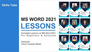 43 MS Word 2021 Lessons  Mailings Tab  Multiple ID Cards in MS Word  Skills Tube [upl. by Harrat]