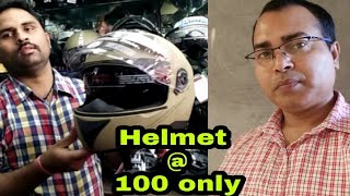 Helmet wholesale market delhi  मात्र ₹100 में खरीदें 500 वाला हेलमेट Karol bag helmet market [upl. by Cooperstein]