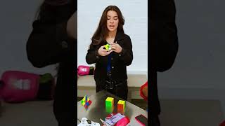 Genius Girl SOVLVES 4 Rubicks Cubes while SINGING wVocal Coach [upl. by Knowland414]