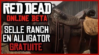 FR AVOIR LA SELLE RANCH EN ALLIGATOR GRATUIT SUR RED DEAD ONLINE 2 RDO PS4 [upl. by Entroc177]