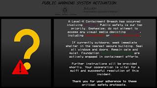 Multi Agency SCP096 Containment Breach Check Your Volume [upl. by Mccord768]