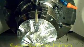 Impeller machining with TopSolid [upl. by Bashuk]