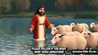 PSALM 23 ANIMATED FOR KIDS❤  BIBLE VERSE  FAITH IN JESUS [upl. by Hairym]