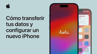 Cómo trasferir tus datos y configurar el iPhone nuevo  Soporte técnico de Apple [upl. by Navoj]