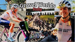 My First Gravel World Champs W Pros  Race Vlog [upl. by Valentijn]