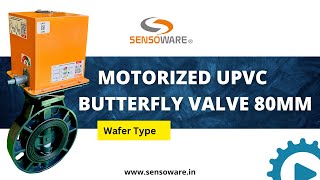 Electric Actuated UPVC Butterfly Valve 80mm  3 inch [upl. by Dlared]