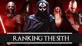 Ranking the Sith From Weakest To Strongest KOTOR Era [upl. by Ylicec]