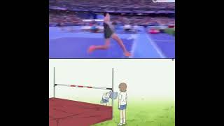 Anime in Olympics Part 1 shorts olympics anime [upl. by Broddy]