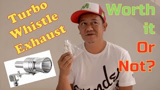 Turbo Whistle Exhaust Honest Review [upl. by Muriel]