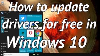 How to easily update your drivers for free in windows 10 [upl. by Bronwyn]