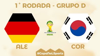 Alemanha X Coréia do Sul  Copa do Mundo Virtual Brasil 2023  1° Rodada Grupo D [upl. by Wurst]