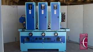 METAL SHEET POLISHING MACHINE TYPE GPS MODULO [upl. by Anaul]