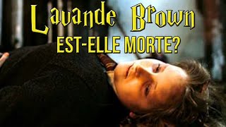 LAVANDE BROWN ESTELLE MORTE Analyse Harry Potter [upl. by Ahsaten]