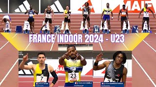 France Indoor 2024  U 23  60m [upl. by Kiker]