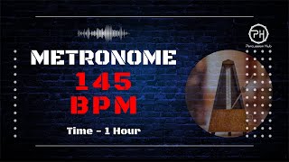 145 BPM Metronome  1 Hour [upl. by Bar]