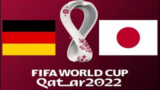 FIFA WORLD CUP  QATAR 2022  ALEMANHA x JAPÃO [upl. by Lat]