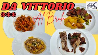 CENA DA VITTORIO AL BROLO  Trattoria ad Astino BG  Costolette di maiale laccate [upl. by Dulce]