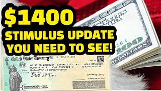 1400 Stimulus Check Update Yes it is Happening [upl. by Johst14]