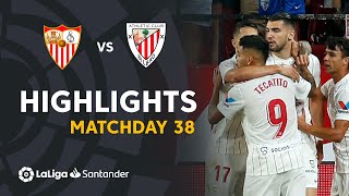 Resumen de Sevilla FC vs Athletic Club 10 [upl. by Lirbij]