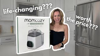 Momcozy Auto Baby Bottle Washer and Sterilizer Honest Review [upl. by Lraed707]