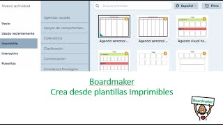 Boardmaker Crear desde una Plantilla Imprimible [upl. by Thrasher52]