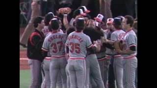 1983 World Series Game 5 Orioles  Phillies [upl. by Ahsirt396]