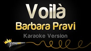 Barbara Pravi  Voilà Karaoke Version [upl. by Eimmat331]