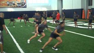 Auburn Softball 8252011 Agility and Conditioning Workoutwmv [upl. by Annekcm]