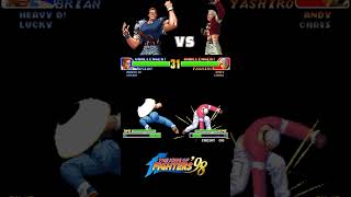 KOF98 브라이언 빅뱅태클 vs 각성야시로  Brian vs Yashiro [upl. by Aicilanna]