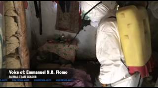 Ebola Virus Disease  Removing EbolaInfected Bodies  Video [upl. by Eissat]