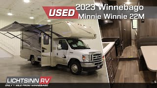 Used 2023 Winnebago Minnie Winnie 22M  Class C Gas Motorhome  LichtsinnRVcom [upl. by Ardnohsal194]