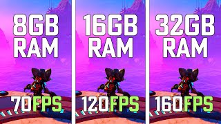 Ratchet amp Clank Rift Apart  8GB vs 16GB vs 32GB RAM  Huge Difference [upl. by Nahguav694]