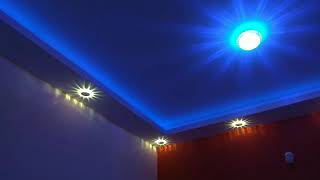 False ceiling light design  led lights  fancy lights [upl. by Alpheus678]