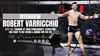 Robert Varricchio talks His CFFC 128 Fight Training With Shane Burgos amp Fighting For His Father [upl. by Aelyk477]