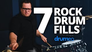 7 Rock Drum Fills for Beginners [upl. by Rutan]