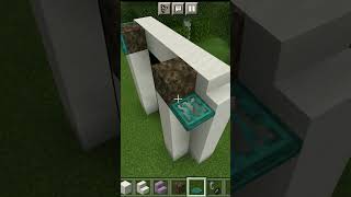 Minecraft nether portal design minecraftshorts youtubeshort shortvideo ytshorts shorts short [upl. by Rapsac]