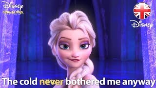 DISNEY SINGALONGS  Let It Go  Frozen Lyric Video  Official Disney UK [upl. by Redna]