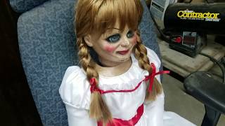 LIFESIZE ANNABELLE DOLL MOVIE PROP 2018 [upl. by Suertemed]